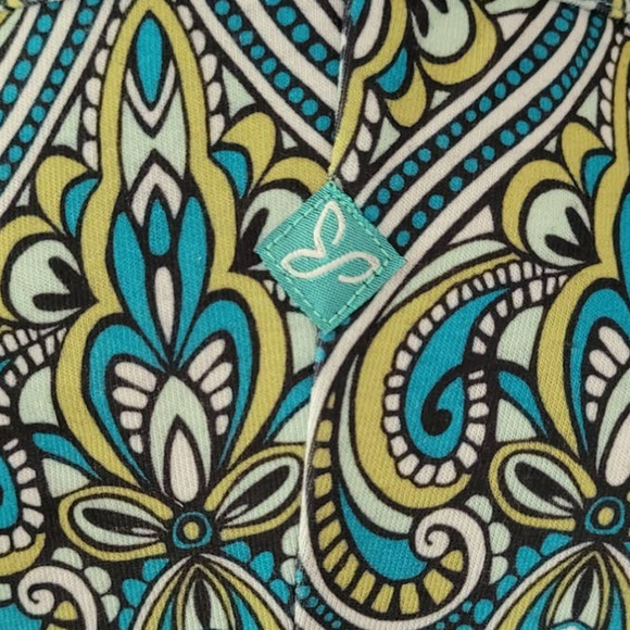 PrAna Breathe Paisley Print Dress Medium Faux Wrap - Picture 4 of 7